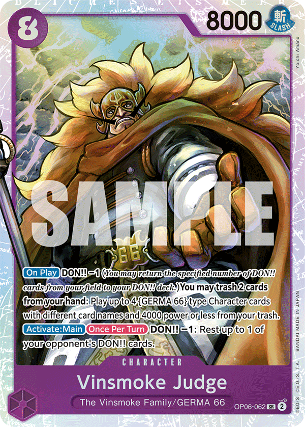 Vinsmoke Judge – OP06-062 – SR