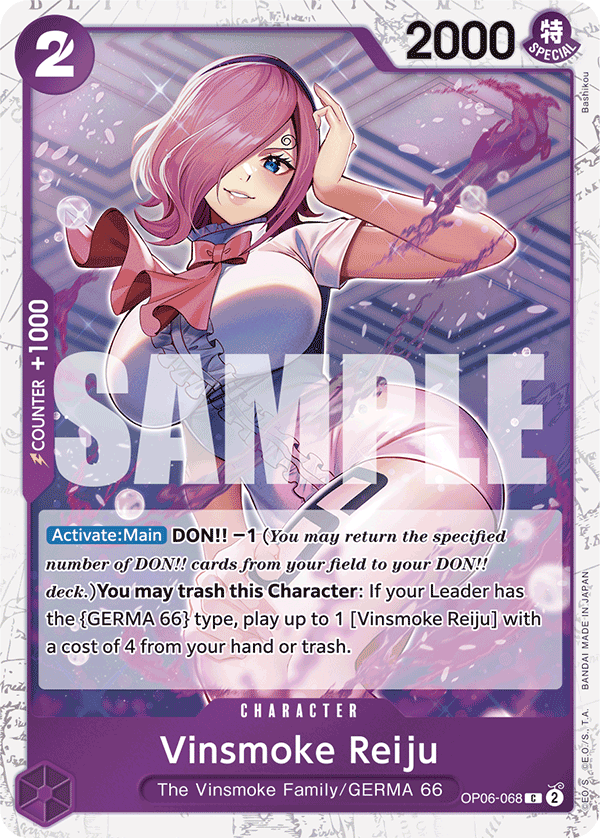 Vinsmoke Reiju (OP06-068) – OP06-068 – Jolly Roger Foil