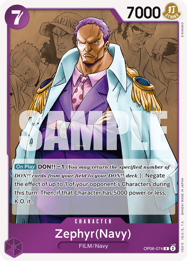 Zephyr (Navy) – OP06-074 – R