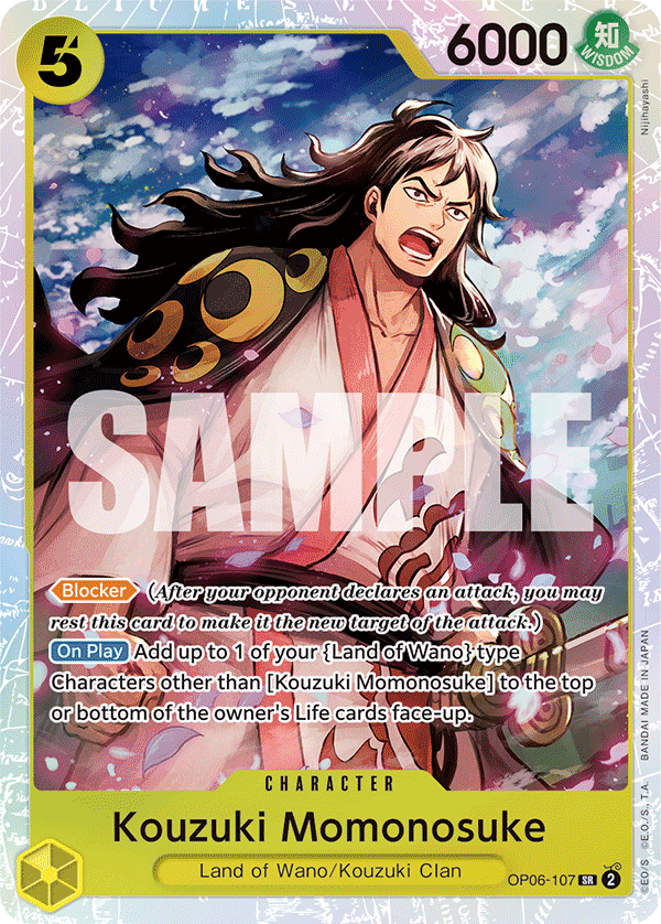 Kouzuki Momonosuke – OP06-107 – SR