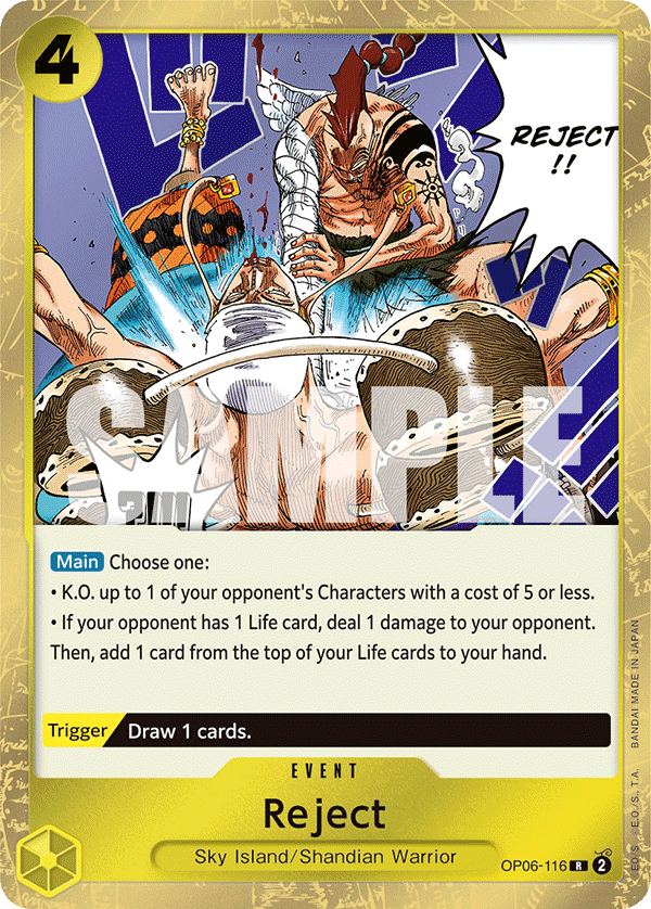 Reject – OP06-116 – R