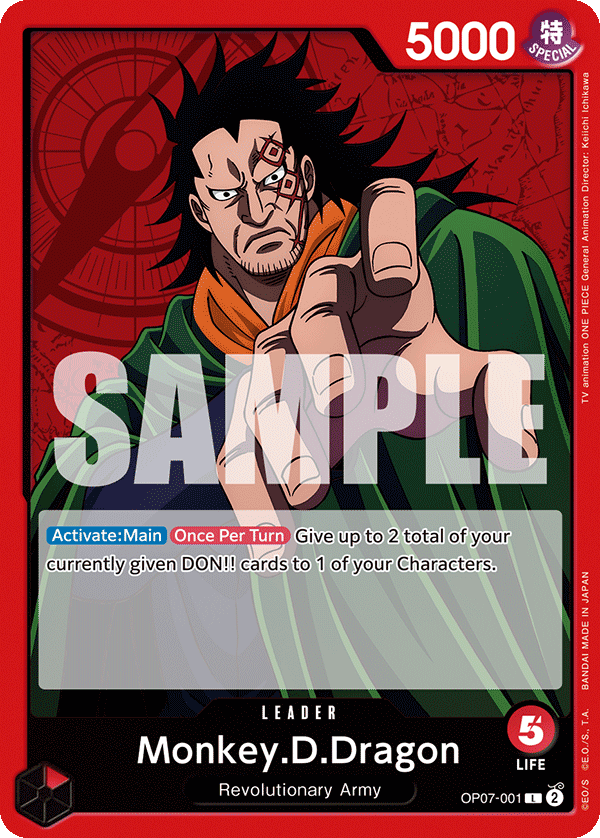 Monkey.D.Dragon – OP07-001 – L