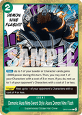 Demonic Aura Nine-Sword Style Asura Demon Nine Flash – OP07-036 – R
