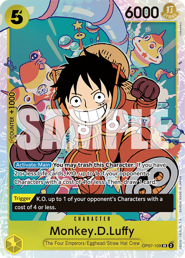 Monkey.D.Luffy – OP07-109 – SR