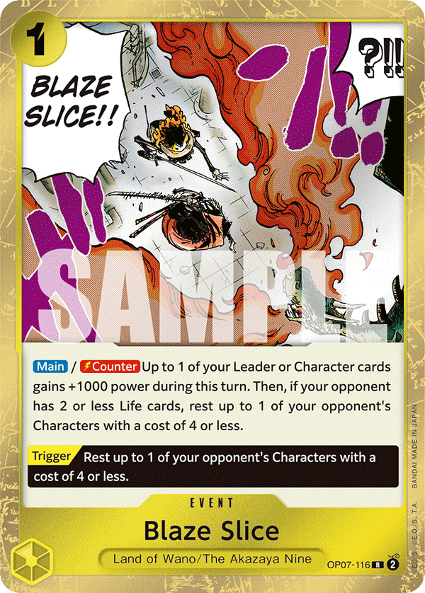 Blaze Slice – OP07-116 – R