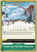 Thunder Lance Flip Caliber Phoenix Shot – OP09-040 – UC