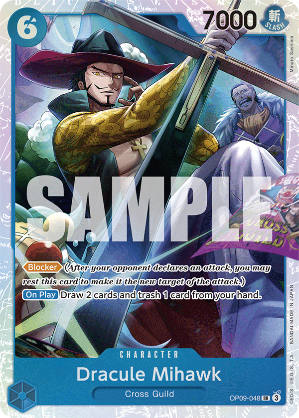 Dracule Mihawk – OP09-048 – SR