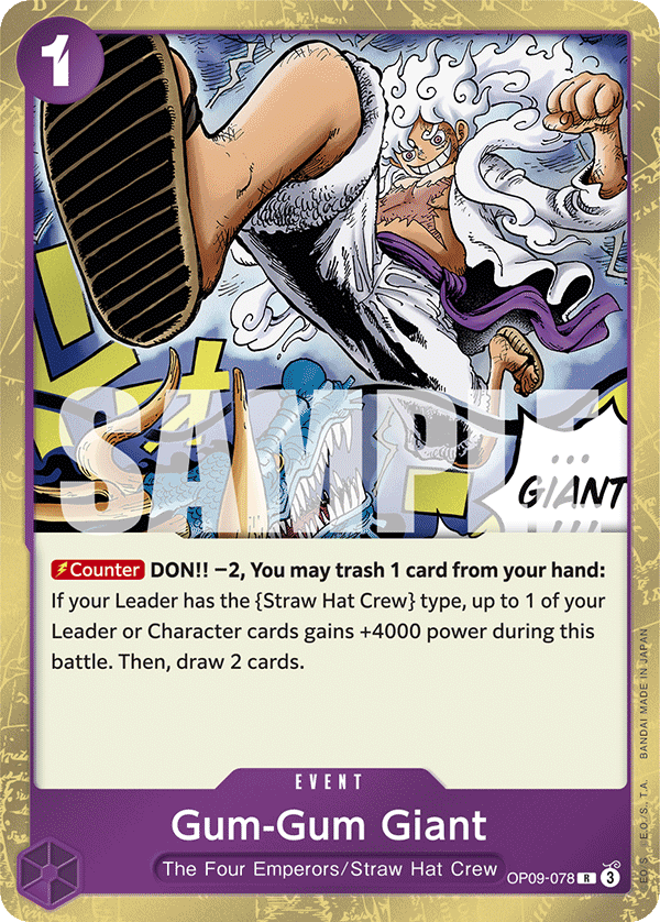 Gum-Gum Giant – OP09-078 – R