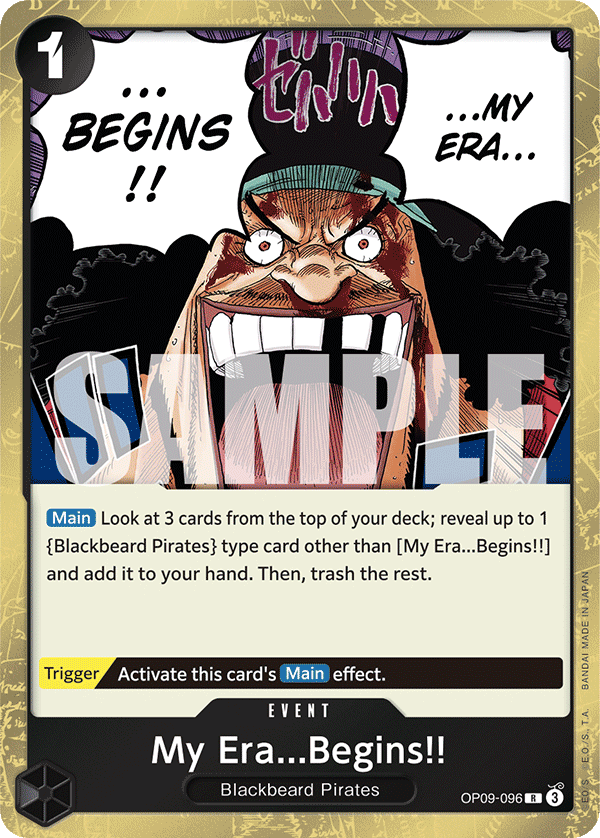 My Era...Begins!! – OP09-096 – R