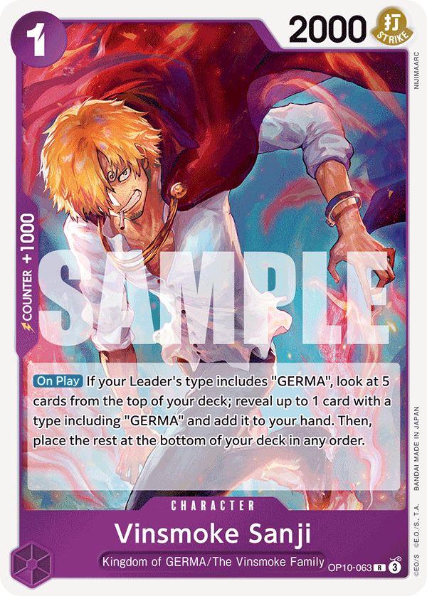 Vinsmoke Sanji – OP10-063 – R