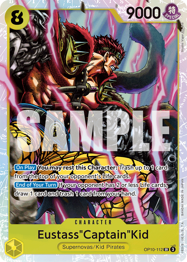 Eustass"Captain"Kid – OP10-112 – SR