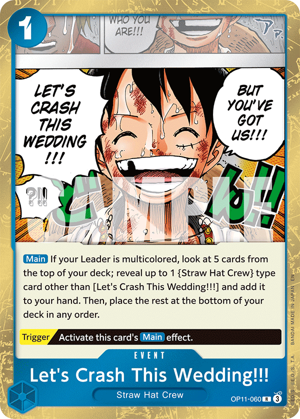 Let's Crash This Wedding!!! – OP11-060 – R