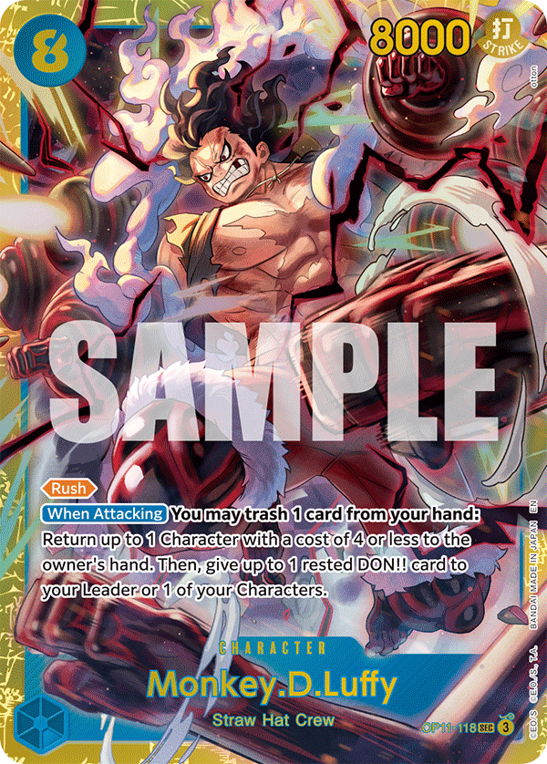 Monkey.D.Luffy – OP11-118 – SEC