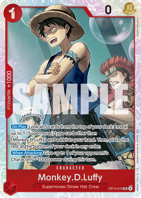 Monkey.D.Luffy - OP14-013 – OP14-013 – SR