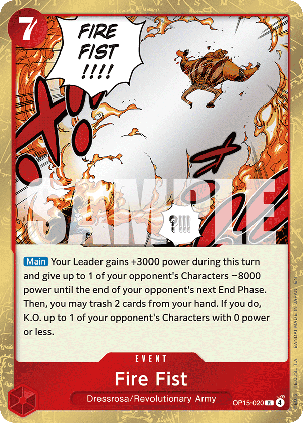 Fire Fist – OP15-020 – R