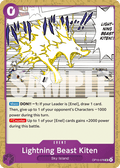 Lightning Beast Kiten – OP15-076 – UC