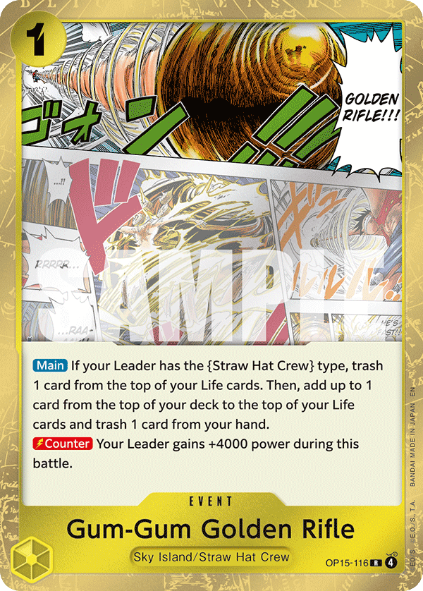 Gum-Gum Golden Rifle – OP15-116 – R