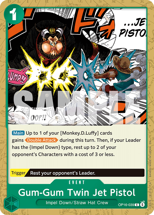 Gum-Gum Twin Jet Pistol – OP16-039 – C