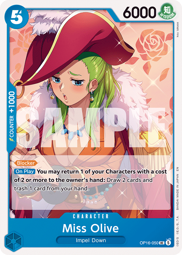 Miss Olive – OP16-050 – UC