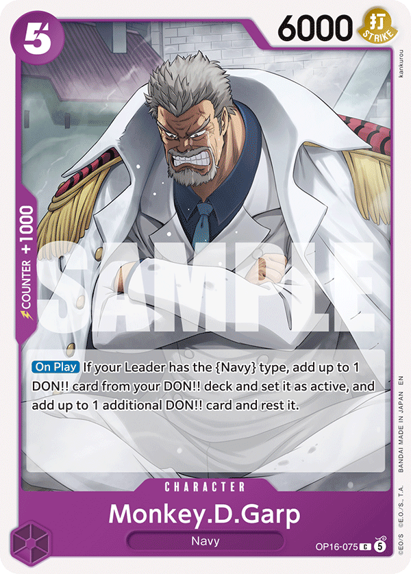 Monkey.D.Garp – OP16-075 – C