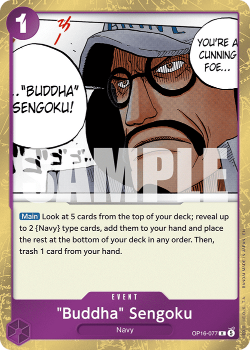 "Buddha" Sengoku – OP16-077 – R