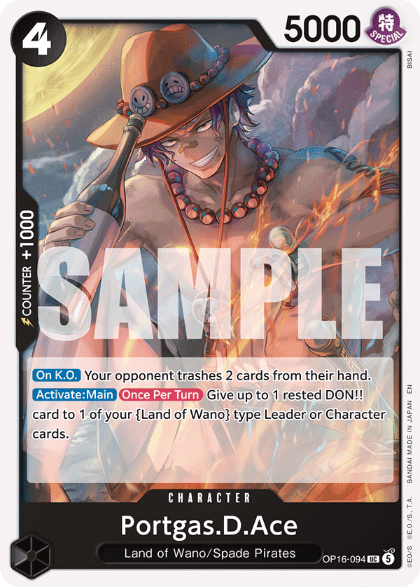 Portgas.D.Ace – OP16-094 – UC