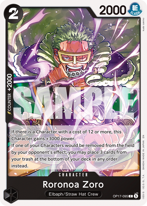Roronoa Zoro – OP17-095 – C