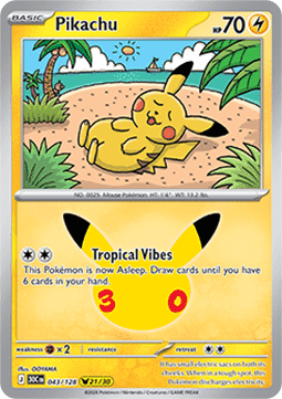 Pikachu – 043/128 – Pikachu Rare