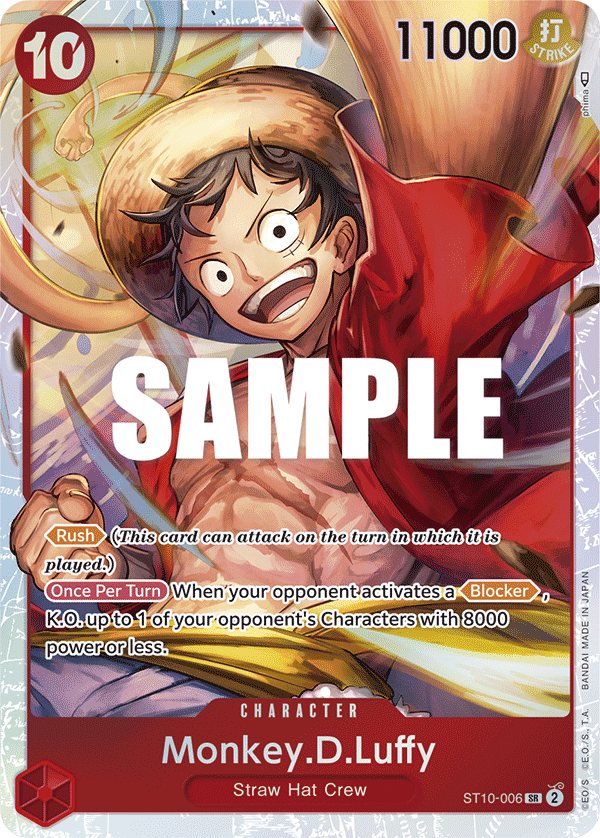 Monkey.D.Luffy – ST10-006 – SR