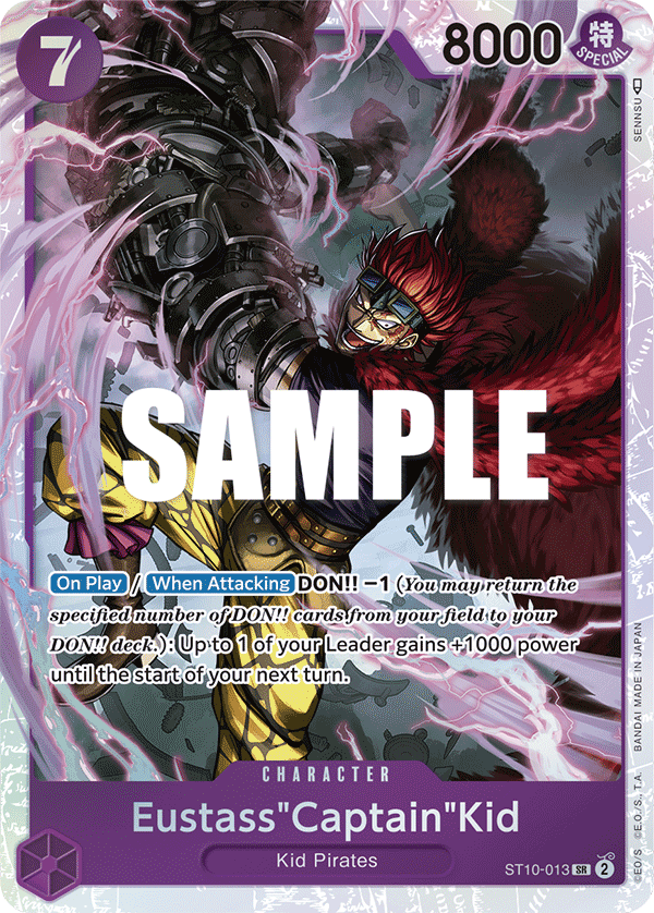 Eustass"Captain"Kid – ST10-013 – SR