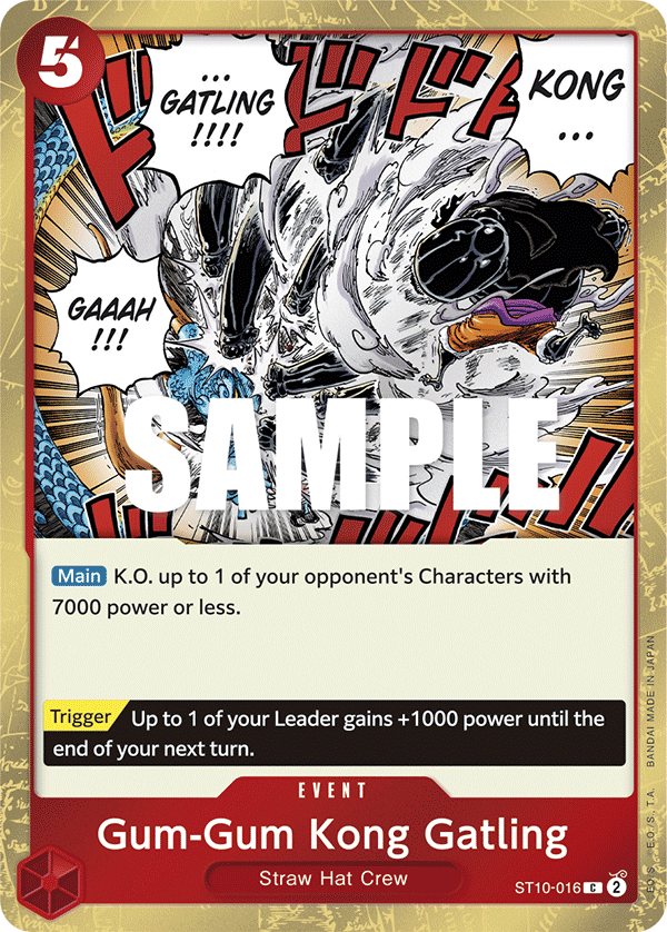Gum-Gum Kong Gatling – ST10-016 – C